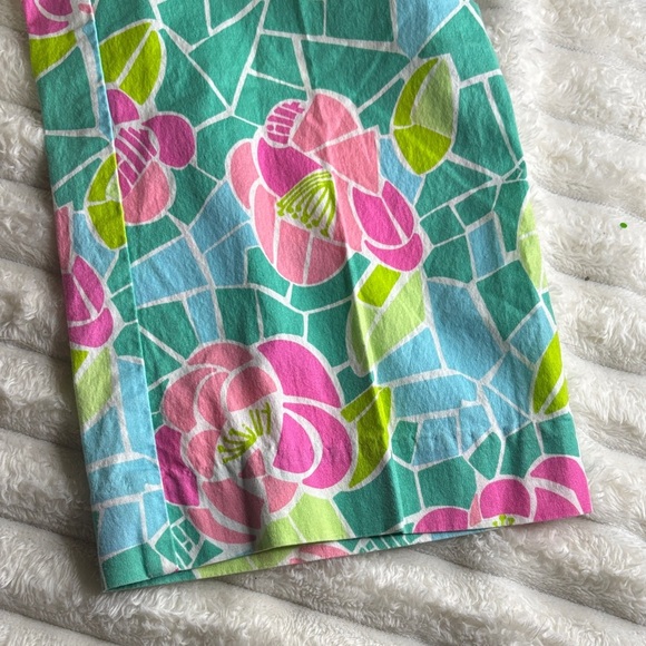 Lilly Pulitzer Floral Pants - Pink, Green, Blue - Picture 2 of 5